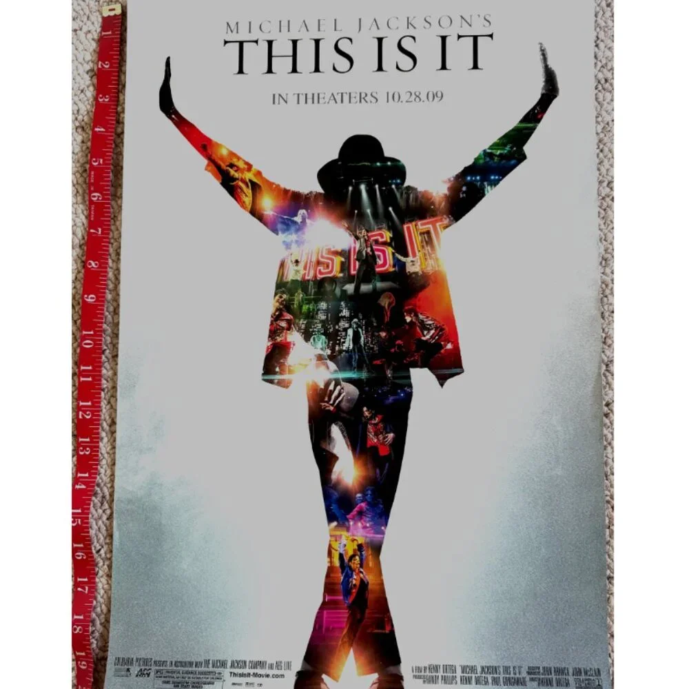 Michael Jackson This Is It Movie Poster Original Collectible